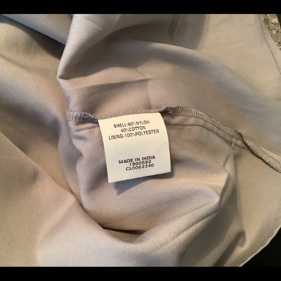 🎉HOST PICK🎉 Eshakti Silver Lace Dress size 14 - Picture 12 of 15